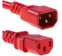 MicroConnect Cordon d'alimentation C13 - C14 3m Rouge