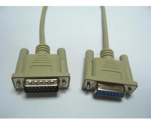MicroConnect D-SUB15 - D-SUB15 SCSE15GF2 DSUB15-DSUB15 2m M-F1:1Wired. With thumb screws