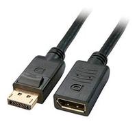 MicroConnect+DisplayPort+20+M-F+2m+Displayport+v.+1.1a+HD+1600p+Black Noir G