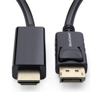 MicroConnect DisplayPort vers HDMI - Câble vidéo Noir Nouveau