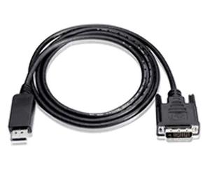 Microconnect DP-DVI-MM-100 Câble 1 m Noir