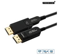 Microconnect DP-MMG-1500MBV1.4OP câble DisplayPort 15 m Noir