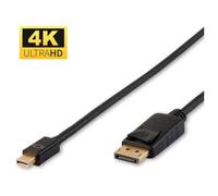 Microconnect 2 M Mini Displayport/displayport - Cables Displayport (mini Displayport, Displayport, Masculin, Masculin, Or, Noir)