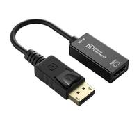 Microconnect DPHDMI3 câble vidéo et adaptateur 0,15 m DisplayPort HDMI Noir