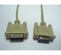 MicroConnect D-SUB15 - D-SUB15 SCSE15GF2 DSUB15-DSUB15 2m M-F1:1Wired. With thumb screws