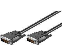 MicroConnect DVI-D 24+1 broches 0,5m M-M Noir