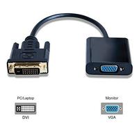 Microconnect DVIDVGA câble vidéo et adaptateur 0,25 m DVI-D VGA (D-Sub) Noir