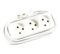 Multiprise danoise MicroConnect à 3 prises, 5 m