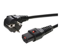 Microconnect EL234S câble électrique Noir 3 m - Cables électriques (3 m, Male connector / Female connector, Noir)
