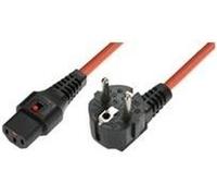 Microconnect EL248S - câble (3 m, mâle/femelle, C13 femelle, orange)