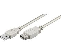 MicroConnect Extension USB 2.0 A-A 0,1 m M-F, USBAAF01