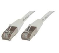 MicroConnect - F/UTP CAT5e 0.5m White PVC - Câbles réseau