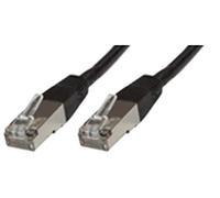 Microconnect - F/UTP CAT6 0.25 m Black PVC