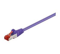 MicroConnect - F/UTP CAT6 0.5m Purple PVC - Câbles réseau