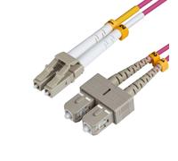 Microconnect FIB422002P câble InfiniBand et à fibres optiques 2 m LC SC Violet