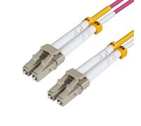 MicroConnect - Câble réseau - LC/UPC multimode (M) pour LC/UPC multimode (M) - 2 m - fibre optique - 50 / 125 microns - OM4 - sans halogène - violet