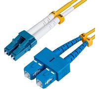 MicroConnect - Câble réseau - mode unique LC/UPC (M) pour mode unique SC/UPC (M) - 1 m - fibre optique - 9 / 125 micromètres - OS1 - jaune