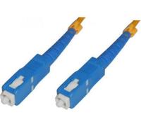 MicroConnect - Câble réseau - mode unique SC/UPC (M) pour mode unique SC/UPC (M) - 5 m - fibre optique - 9 / 125 micromètres - sans halogène - jaune