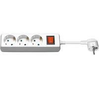 Microconnect GRU0033WS protection surtension 3 sortie(s) CA 3 m Blanc - Protections surtensions (3 sortie(s) CA, 3 m, Blanc, 1 pièce(s), Secteur)