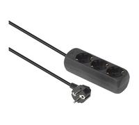 Microconnect GRU0035B multiprise 5 m 3 sorties CA Intérieure Noir