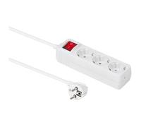 Microconnect GRU003W-SWITCH multiprise 1,5 m 3 sorties CA Intérieure Blanc