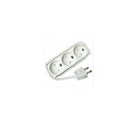 Microconnect GRUELU3H015 multiprise 1,5 m 3 sorties CA Blanc