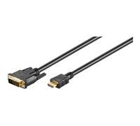 Microconnect HDM192411.8 câble vidéo et adaptateur 1,8 m DVI-D HDMI Type A (Standard) Noir