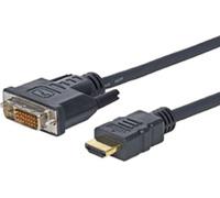 Microconnect HDM1924110 10m DVI-D HDMI Type A (Standard) Noir Adaptateur de câble vidéo (HDM1924110)