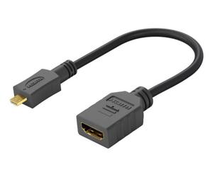 Microconnect HDM19F19MMC changeur de genre de câble HDMI Type D (Micro) HDMI Noir