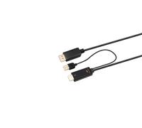 Microconnect HDMI-DP-CON2 câble vidéo et adaptateur 2 m DisplayPort Noir
