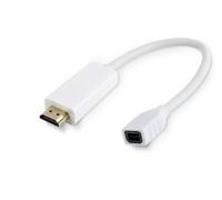Microconnect HDMMDP câble vidéo et adaptateur 0,1 m HDMI Type A (Standard) Mini DisplayPort Blanc
