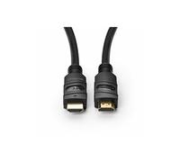 MicroConnect - High speed - câble HDMI avec Ethernet - HDMI mâle pour HDMI mâle - 15 m - double blindage - noir - intérieur, support Dolby DTS-HD