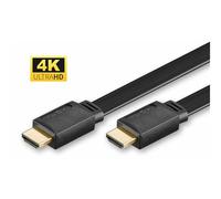 MicroConnect High Speed HDMI with Ethernet - Câble HDMI avec Ethernet - HDMI mâle pour HDMI mâle - 2 m - plat