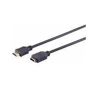 MicroConnect High Speed HDMI with Ethernet - HDMI avec câble d'extension Ethernet - 3 m