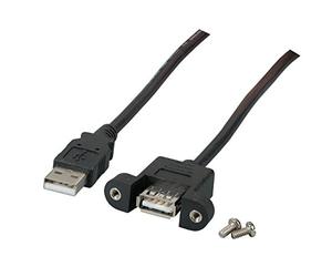 MicroConnect IC-K5291SW.050 USB Panel Extension Cable Black