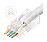 Microconnect KON505-50EZ connecteur de fils RJ-45 Transparent