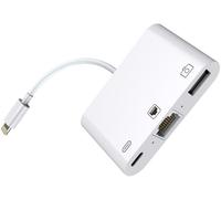 MicroConnect Station d'accueil LIGHT-HUB2 Lightning pour iPhone / iPad Blanc