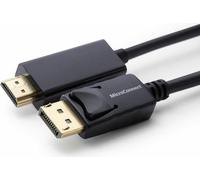 Microconnect MC-DP-HDMI-150 Adapter de câble de vidéo 1,5 m DisplayPort Noir