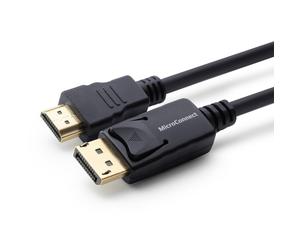 Microconnect MC-DP-HDMI-500 câble vidéo et adaptateur 5 m DisplayPort Noir