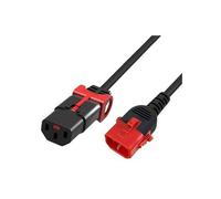 Microconnect MC-DUALC13C14S-2 câble électrique Noir 2 m Coupleur C13 Coupleur C14