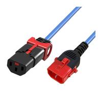 Microconnect MC-DUALC13C14S-3B câble électrique Bleu 3 m Coupleur C13 Coupleur C14