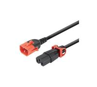 Microconnect MC-DUALC14C15-2M câble électrique Noir Coupleur C15 Coupleur C14