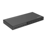 Microconnect MC-HDMIKVM0401-4K commutateur écran, clavier et souris Noir