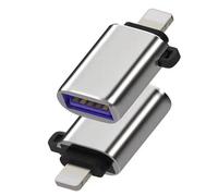 Microconnect MC-LIGHTUSB3 changeur de genre de câble Lightning USB A Argent