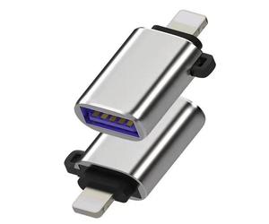 Microconnect MC-LIGHTUSB3 changeur de genre de câble Lightning USB A Argent