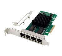 Microconnect MC-PCIEX4-I350-T4-1GBE carte réseau Interne Ethernet 1000 Mbit/s