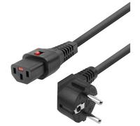 Microconnect MC-SCHC13-1 câble électrique Noir 1 m Prise d'alimentation type E+F Coupleur C13
