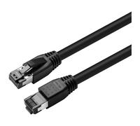 Microconnect MC-SFTP80025S câble de réseau Noir 0,25 m Cat8.1 S/FTP (S-STP)