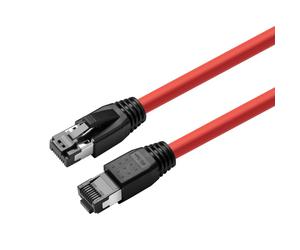 Microconnect MC-SFTP8075R câble de réseau Rouge 7,5 m Cat8.1 S/FTP (S-STP)
