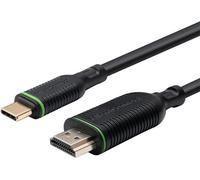 Microconnect MC-USBCHDMI2 Adapter de câble de vidéo 2 m USB Type C HDMI Noir